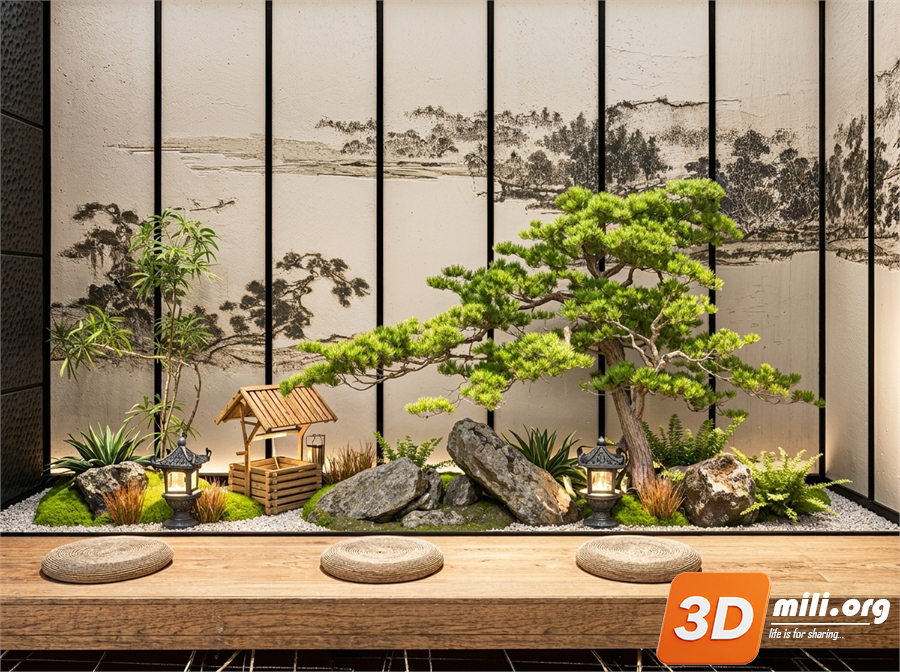 Mini Garden Skp Files 